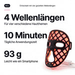 ULTIMA Facemask – LED Lichttherapie Maske mit 4 Wellenlängen